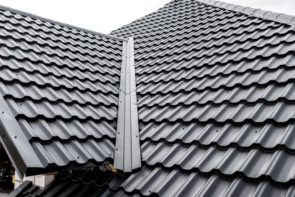 metal roofing strasburg oh close up grey