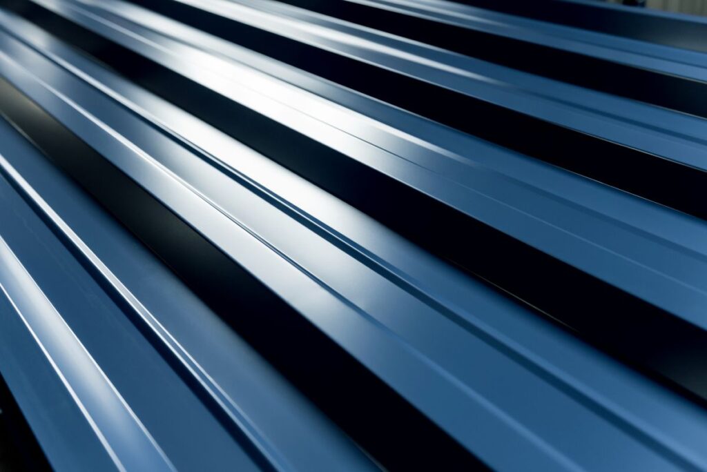 dark blue metal roof cost metallic corrugated