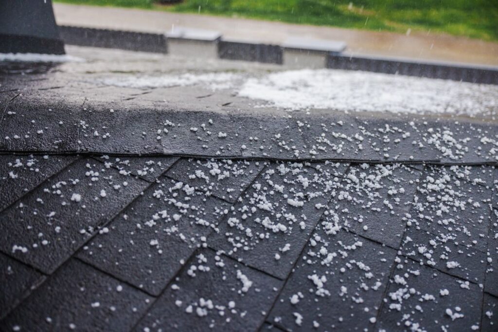 does home insurance cover roof repair hail all over shingles roof