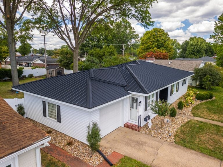 minimum slope for a metal roof dark grey metallic roof white roof